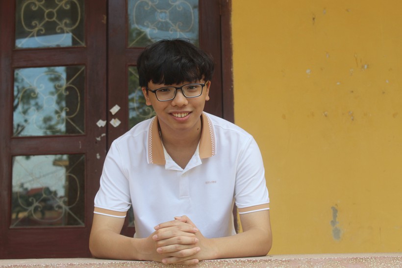 Lê Vũ Hải Nam, cựu học sinh Trường THPT Nguyễn Quán Nho (Thiệu Hóa, Thanh Hóa). Ảnh: LT.