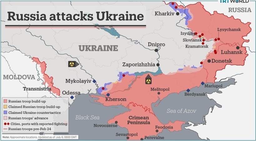 Ukraine cắt rời bán đảo Crimea, Nga sẽ đánh sang Odessa?