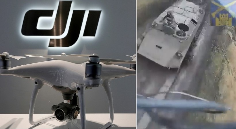 Ukraine dùng UAV dân sự Trung Quốc giá rẻ phá hủy tăng thiết giáp