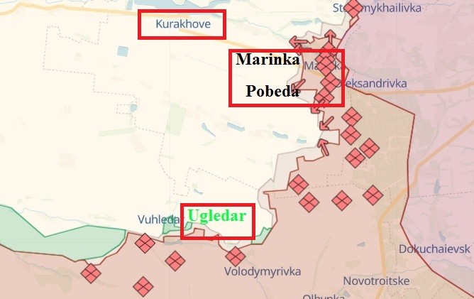 Sau Bakhmut, Marinka, Avdiivka, đến lượt Ugledar