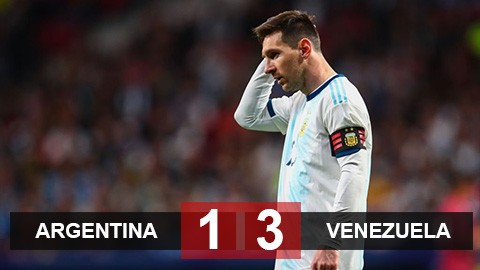 Argentina nhận thất bại lịch sử trong ngày Messi trở lại