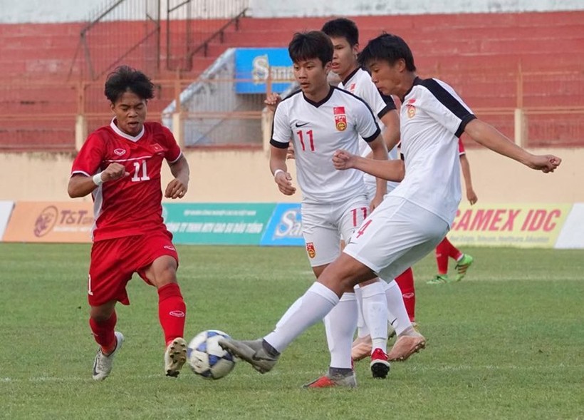 U19 Việt Nam đã đánh bại U19 Trung Quốc tại giải quốc tế