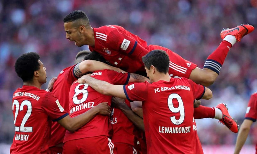 Bayern hoàn toàn vượt trội so với Dortmund