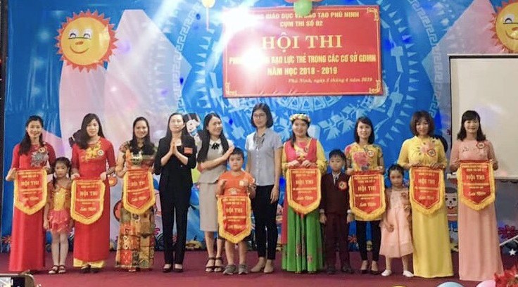 Các cơ sở GD mầm non Phú Thọ tổ chức hội thi phòng, chống bạo lực