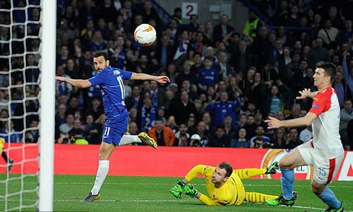 Pedro là người chơi nổi bật nhất trên hàng công Chelsea