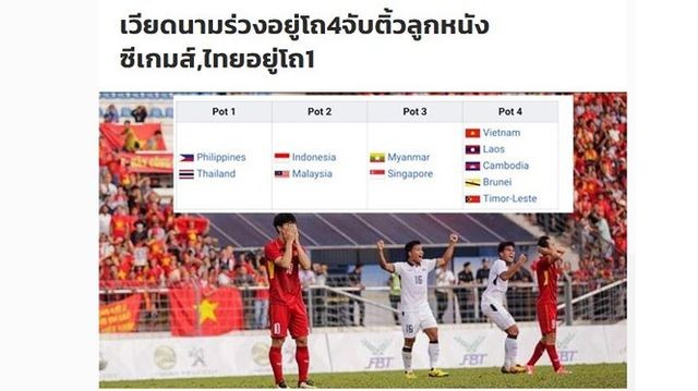 Tờ Siam Sport của Thái Lan mỉa mai U22 Việt Nam.