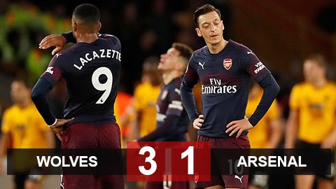 Thua thảm Wolves, Arsenal lỡ cơ hội vào top 4