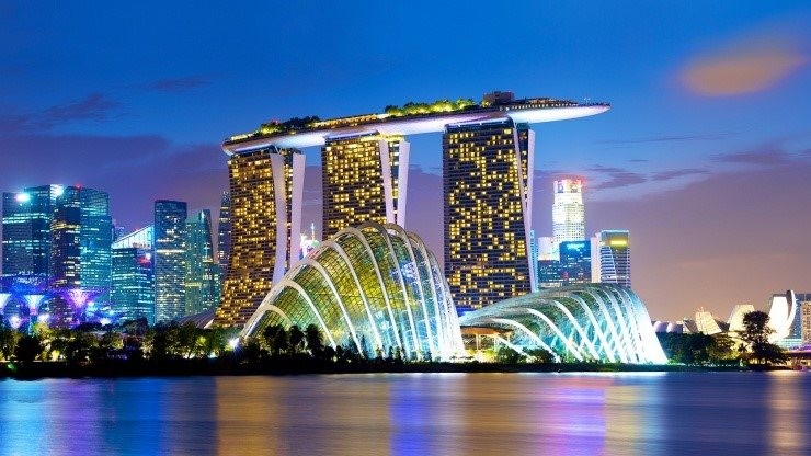 Khu phức hợp Marina Bay Sands nổi tiếng là địa điểm tổ chức giải thưởng W50BR 2019