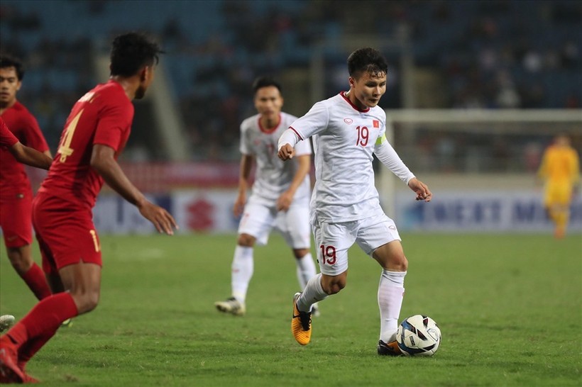 U23 Việt Nam từng gặp khó khăn trước lối đá rắn của Indonesi