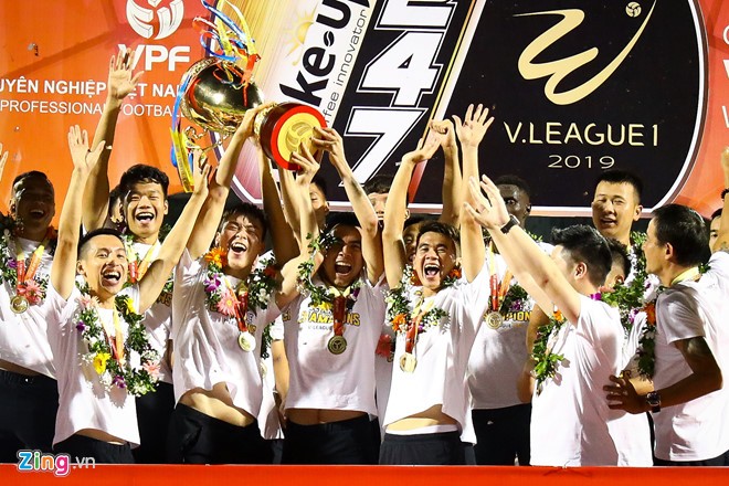 CLB Hà Nội vô địch V.League 2019, nhưng không được đại diện Việt Nam ở các giải thuộc AFC mùa 2020